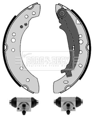 BORG & BECK Комплект тормозных колодок BBS1142K